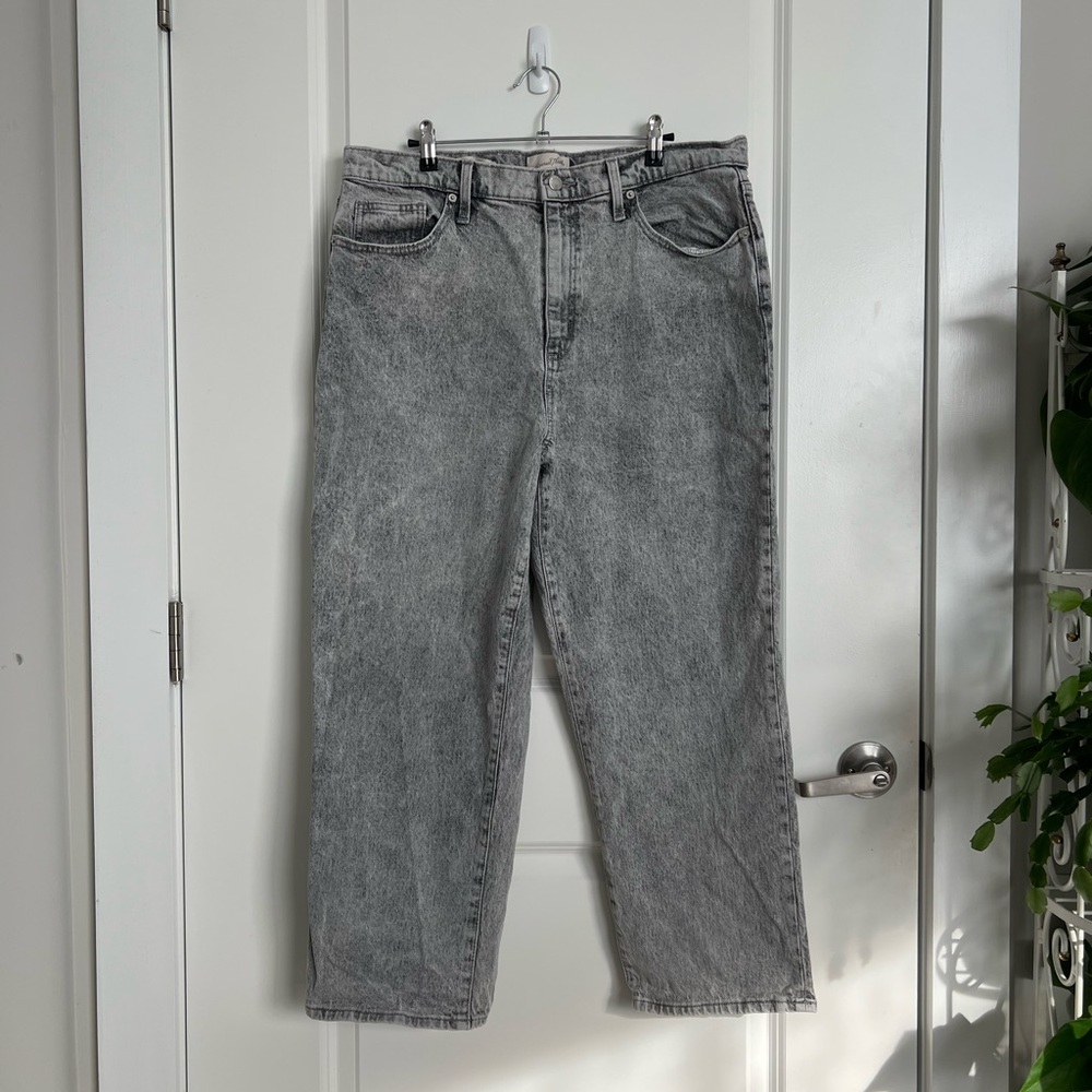Target Gray Acid Wash Jeans | Vintage Straight | Size 16/33R
